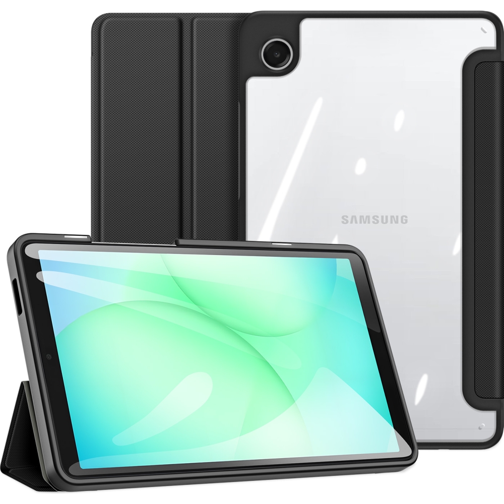 Etui z klapką Dux Ducis Toby do Samsung Galaxy Tab A11/A9, czarne